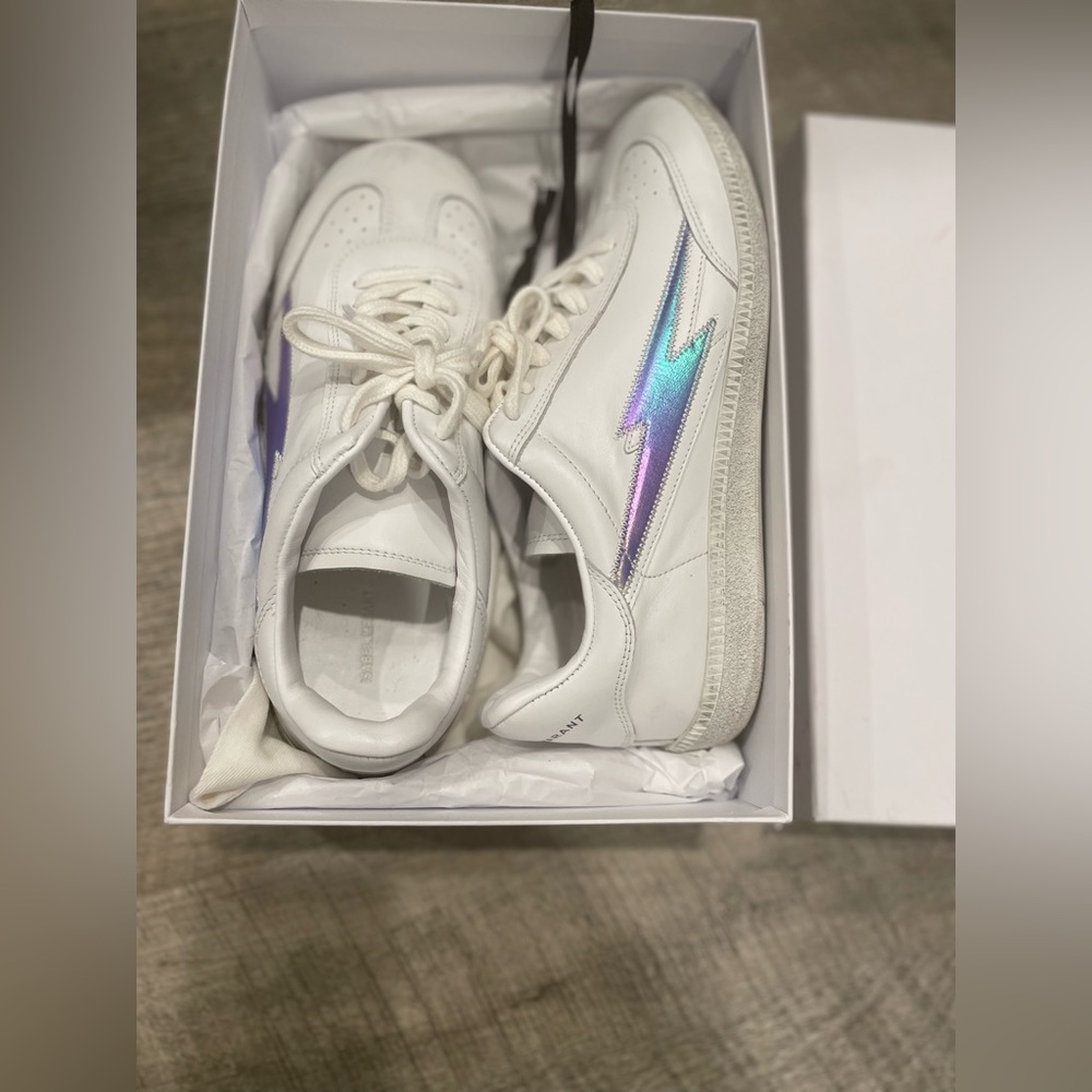 Retail $505 Isabel Marant Bryce Thunder Sneaker - Picture 4 of 14